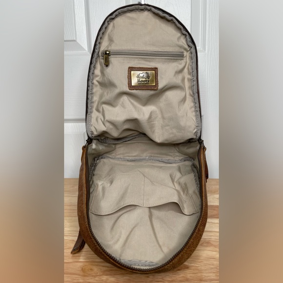 Genuine Leather Roots Backpack - Picture 6 of 11